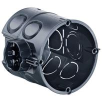 Montāžas kārba 1555-04 1-vietīga dziļums 66mm melna