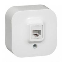 Rozete 782424 1xRJ45 UTP Cat.5e balta