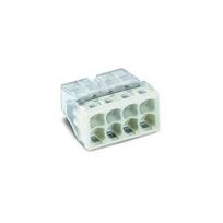 Savienojuma klemme 2273-208 8x0.5-2.5mm² caurspīdīga/gaiši pelēka