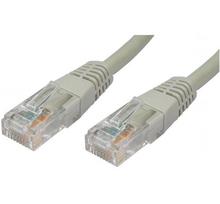 Komutācijas kabelis K8100GR.0,5 Cat.6 UTP PVC 0.5m pelēks