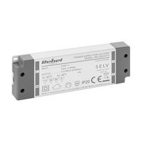 Akumuliatoriai ir baterijos // Universalūs maitinimo blokai 24V, 15V, 12V, 9V, 5V // Zasilacz Rebel do sznurów LED 12V/5A max.60W IP20
