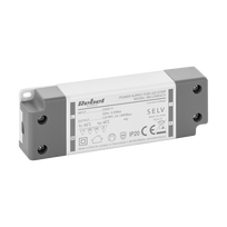 Akumuliatoriai ir baterijos // Universalūs maitinimo blokai 24V, 15V, 12V, 9V, 5V // Zasilacz Rebel do sznurów LED 12V/1.5A max.18W IP20