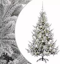Dirbtinė kalėdinė eglutė su rutuliuku 150 cm 150 LED