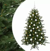 Dirbtinė kalėdinė eglutė su rutuliuku 120 cm 150 LED