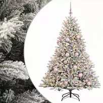 Dirbtinė kalėdinė eglutė su rutuliuku 180 cm 300 LED