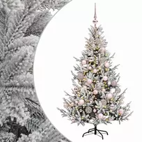 Dirbtinė kalėdinė eglutė su rutuliuku 150 cm 150 LED