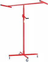WilTec gipskartonio plokščių keltuvas iki 50 kg, 190–330 cm, su 4 ratukais, 64205