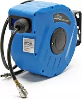Wiltec automatinė suspausto oro žarnos ritė 10 m + 1 m, 8 bar, 62349