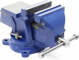 Wiltec šaltkalvio spaustuvas su priekalu ir pasukamu pagrindu, 100 mm, 61861