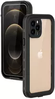 Redpepper Dot vandeniui atsparus dėklas, skirtas iPhone 12 Pro – juodas