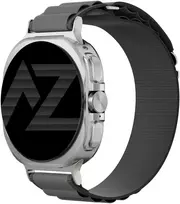 Accezz nailoninė Alpine apyrankė, skirta Samsung Galaxy Watch Ultra 2 (2026) / Ultra (2024/2025) – tamsiai pilka