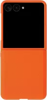 Dėklas Accezz Grid nugarėlė skirta Samsung Galaxy Z Flip 8 – Oranžinė