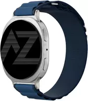 Accezz nailoninė Alpine apyrankė, skirta Samsung Galaxy Watch 9 (40/44mm) / Watch 8 (40/44mm) / Classic (46mm) – tamsiai mėlyna