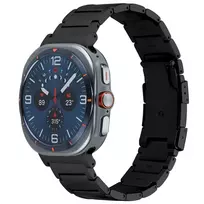 Accezz matinis titano plieno dirželis, skirtas Samsung Galaxy Watch Ultra 2 (2026) / Ultra (2024/2025) – juodas