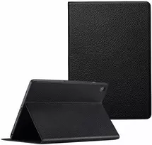 Selencia Riva atverčiamas dėklas, skirtas Samsung Galaxy Tab A9 Plus – Juodas