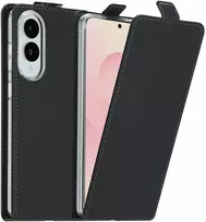 Accezz atverčiamas dėklas, skirtas Samsung Galaxy S25 Edge – juodas