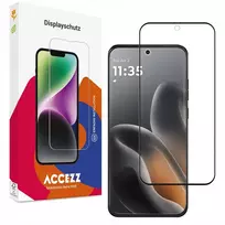 Accezz Full Cover ekrano apsauginis stiklas iš grūdinto stiklo, skirtas Motorola Edge 70 Fusion