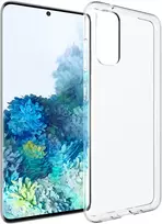 Dėklas Accezz skaidrus TPU galinis dangtelis, skirtas Samsung Galaxy S20 Plus – skaidrus