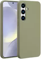 Accezz skysto silikono dėklas su MagSafe, skirtas Samsung Galaxy S24 Plus – Cooper Žalias