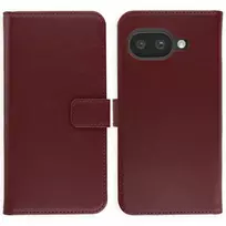 Selencia natūralios odos atverčiamas dėklas, skirtas Google Pixel 10a – Bordo
