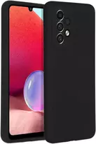 Accezz skysto silikono dėklas, skirtas Samsung Galaxy A33 – juodas