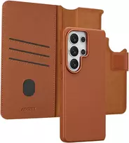 Accezz 2-in-1 odinis atverčiamas dėklas su MagSafe, skirtas Samsung Galaxy S26 Ultra – Sienna Brown