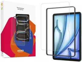 Accezz grūdinto stiklo ekrano apsauga su aplikatoriumi, skirta iPad Air 11 colių (2026) M4 / (2025) M3 / (2024) M2