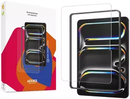 Accezz grūdinto stiklo ekrano apsauga su aplikatoriumi, skirta iPad Pro 13 (2025) M5 / (2024) M4