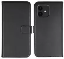 Selencia natūralios odos atverčiamas dėklas, skirtas Fairphone 6 / 6+ – Juodas