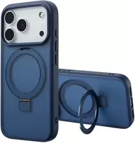 Dėklas Accezz nugarėlė su žiedu-stovu ir MagSafe funkcija, skirta iPhone 17 Pro Max – Mėlyna