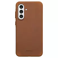 Accezz vintažinis odinis „MagSafe“ nugarėlės dėklas, skirtas Samsung Galaxy A56 – Tabacco Cognac