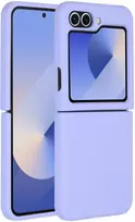 Accezz skysto silikono dėklas, skirtas Samsung Galaxy Z Flip 6 – violetinis