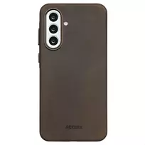 Accezz vintažinis odinis „MagSafe“ nugarėlės dėklas, skirtas Samsung Galaxy A56 – Rustic Brown