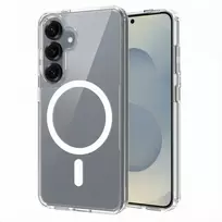 Dėklas Accezz Xtreme Impact nugarėlė su MagSafe, skirta Samsung Galaxy S25 – Skaidrus