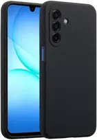 Accezz skysto silikono dėklas, skirtas Samsung Galaxy A17 (4G/5G) – juodas