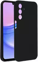 Accezz skysto silikono dėklas, skirtas Samsung Galaxy A15 (5G/4G) – juodas