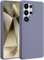 Accezz skysto silikono dėklas su MagSafe, skirtas Samsung Galaxy S25 Ultra – levandų pilka