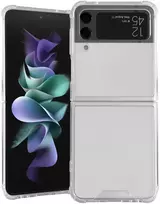 Dėklas Accezz skaidrus TPU galinis dangtelis, skirtas Samsung Galaxy Z Flip 4 – skaidrus