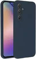 Accezz skysto silikono dėklas, skirtas Samsung Galaxy A55 – tamsiai mėlynas