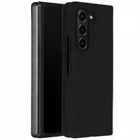 Accezz skysto silikono dėklas, skirtas Samsung Galaxy Z Fold 5 – juodas