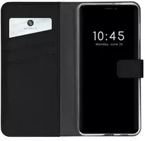 Selencia natūralios odos atverčiamas dėklas, skirtas iPhone 13 Pro Max – Juodas