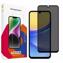Accezz privatumą saugantis grūdinto stiklo ekrano apsaugos stiklas, skirtas Samsung Galaxy A15 (5G/4G)
