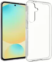 Dėklas Accezz skaidrus TPU galinis dangtelis, skirtas Samsung Galaxy S24 FE – skaidrus