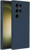 Accezz skysto silikono dėklas, skirtas Samsung Galaxy S24 Ultra – tamsiai mėlynas
