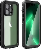 Redpepper Dot Plus vandeniui atsparus dėklas, skirtas iPhone 14 Pro Max – juodas