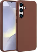 Accezz skysto silikono dėklas su MagSafe, skirtas Samsung Galaxy S25 Plus – New Tea Brown