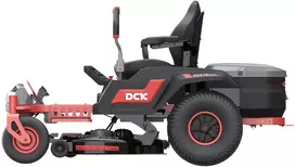 Limited Rinkinys Akumuliatorinis nulinio apsisukimo vejos traktorius 58V, 106 cm, DCK (1 x 40Ah + 2 x 7,5Ah akumuliatoriai ir įkroviklis 1800W) ir universali krovimo stotelė 110-240V, 3600W, DCK
