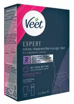 Veet Expert intymų plaukų šalinimo rinkinys 2x50 ml