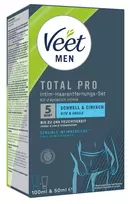 Veet Men TOTAL PRO intymus plaukų šalinimo rinkinys, 2 vn