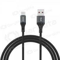 USB-C laidas Dudao L3ST USB-A į USB-C 3 m 5A juodas